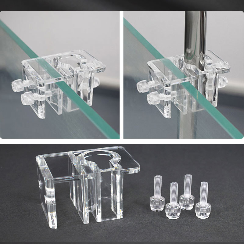 Aquarium Plant Holder - Colliers de tuyau d'eau en acrylique