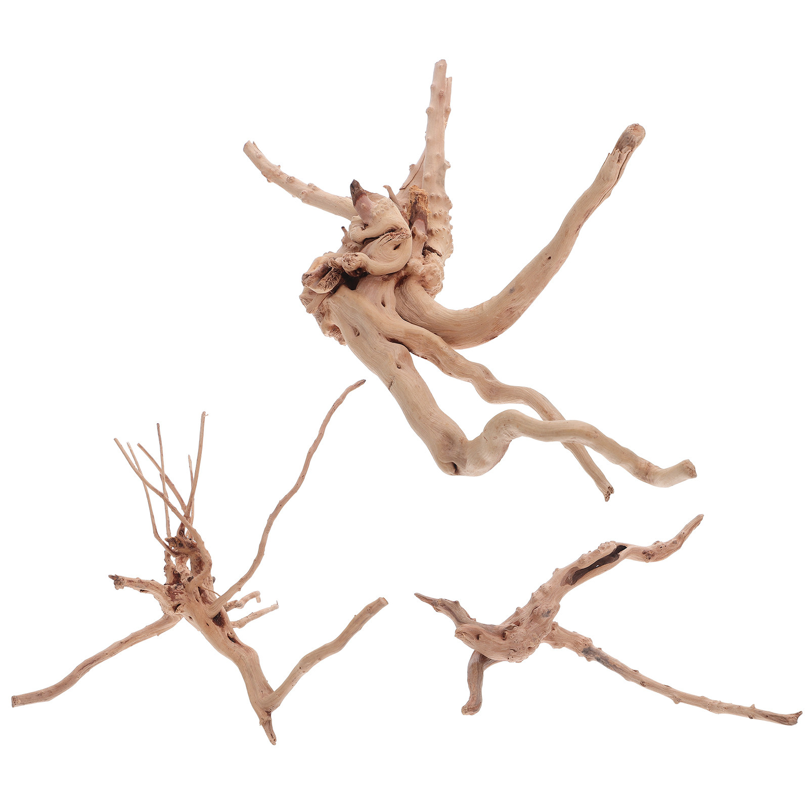 Aquarium Driftwood - 3 pièces de bois flotté pour