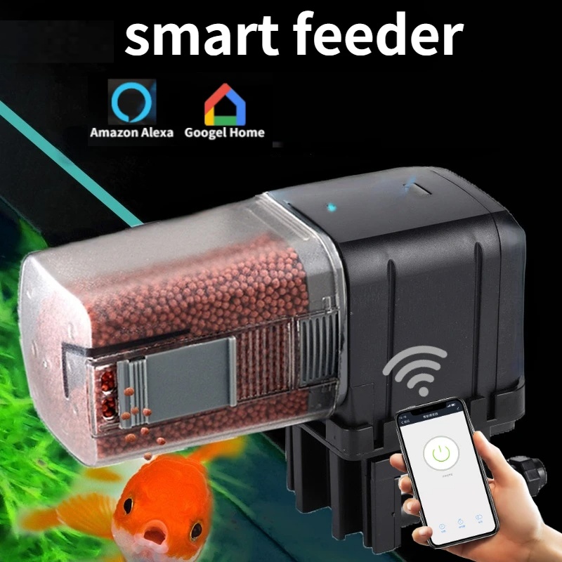 Aquarium Fertilizer - Mangeoire à poisson automatique WiFi, produits