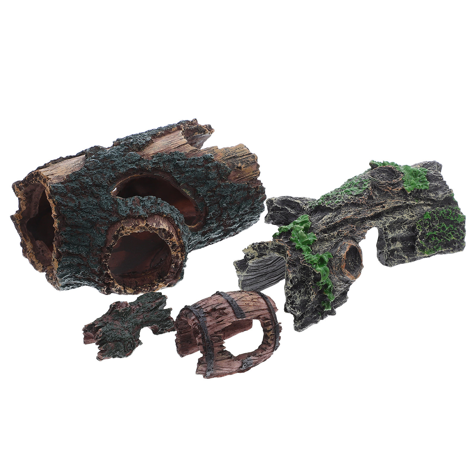 Aquarium Driftwood - 4 pièces de bois flotté artificiel