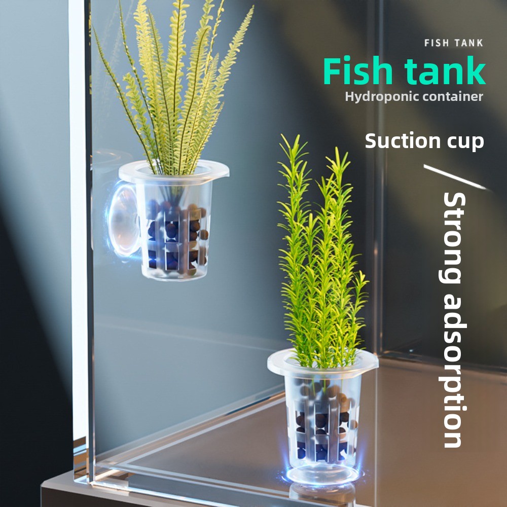 10 pots hydroponiques transpar - Aquarium Plant Holder avis et prix