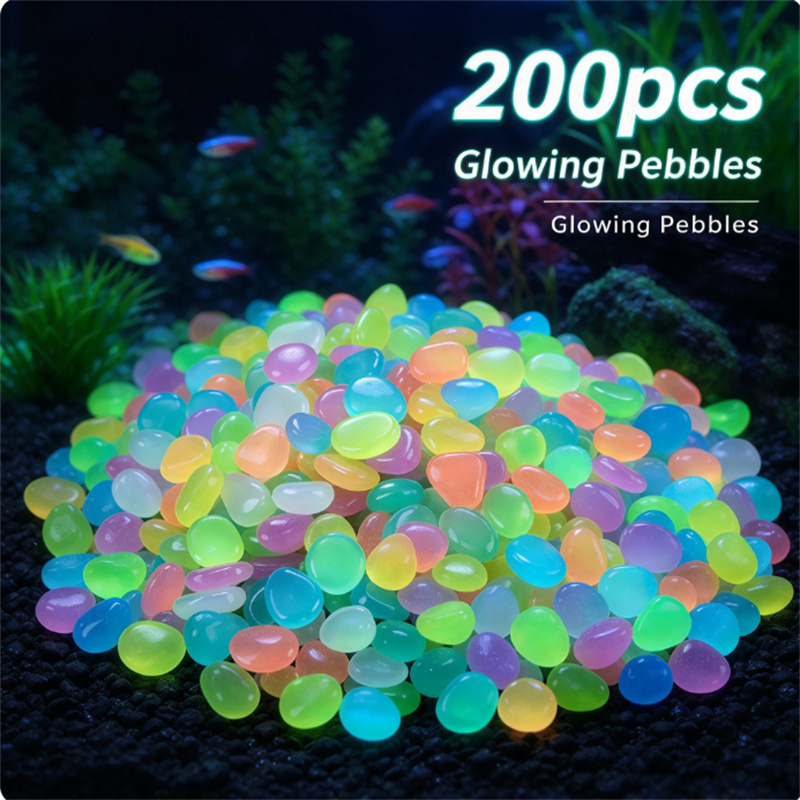 200 pièces, galets phosphoresc - Plant Aquarium Pot avis et prix