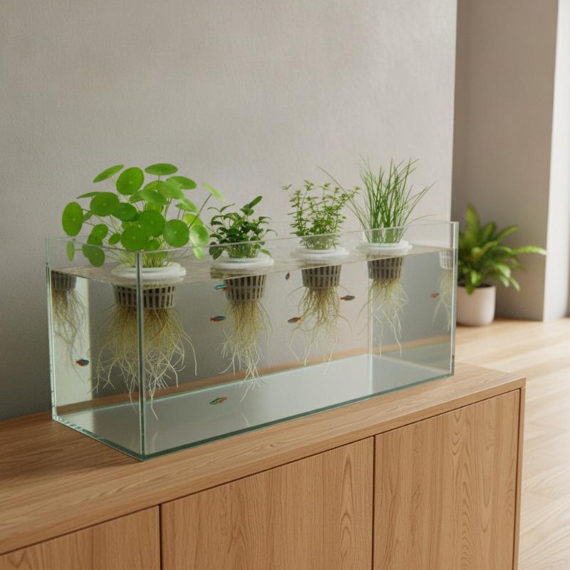 Panier flottant pour plantes a - Aquarium Plant Holder avis et prix